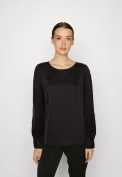 Vila Viellette O Neck - T-Shirt À Manches Longues - Black