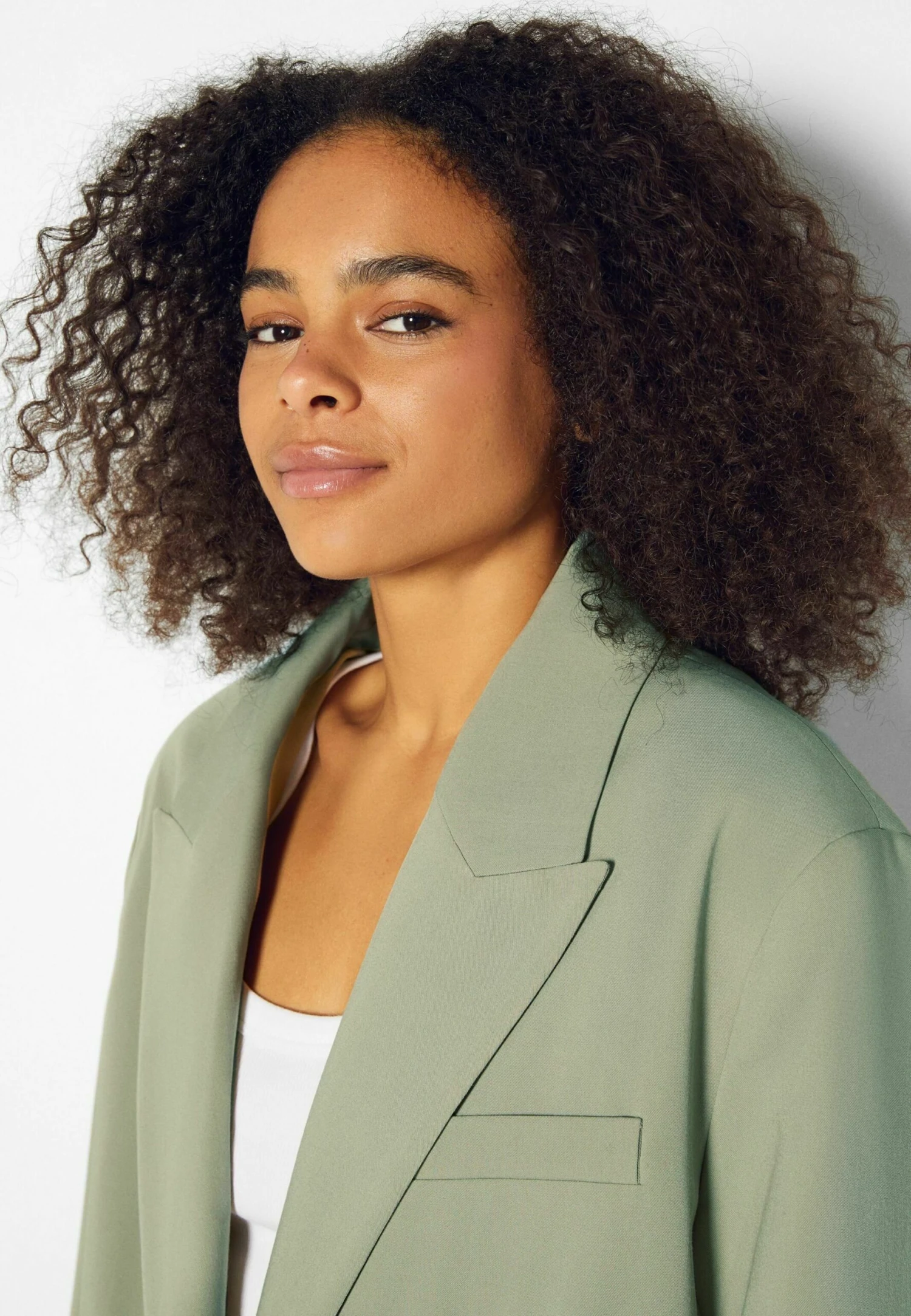 BERSHKA Masculine Cut - Manteau Court - Khaki 6 BERSHKA Masculine Cut - Manteau Court - Khaki – Image 4