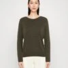 ESPRIT Pullover - Khaki Green -Next Soldes a9b97fc2963f47e2bd685de1302634be