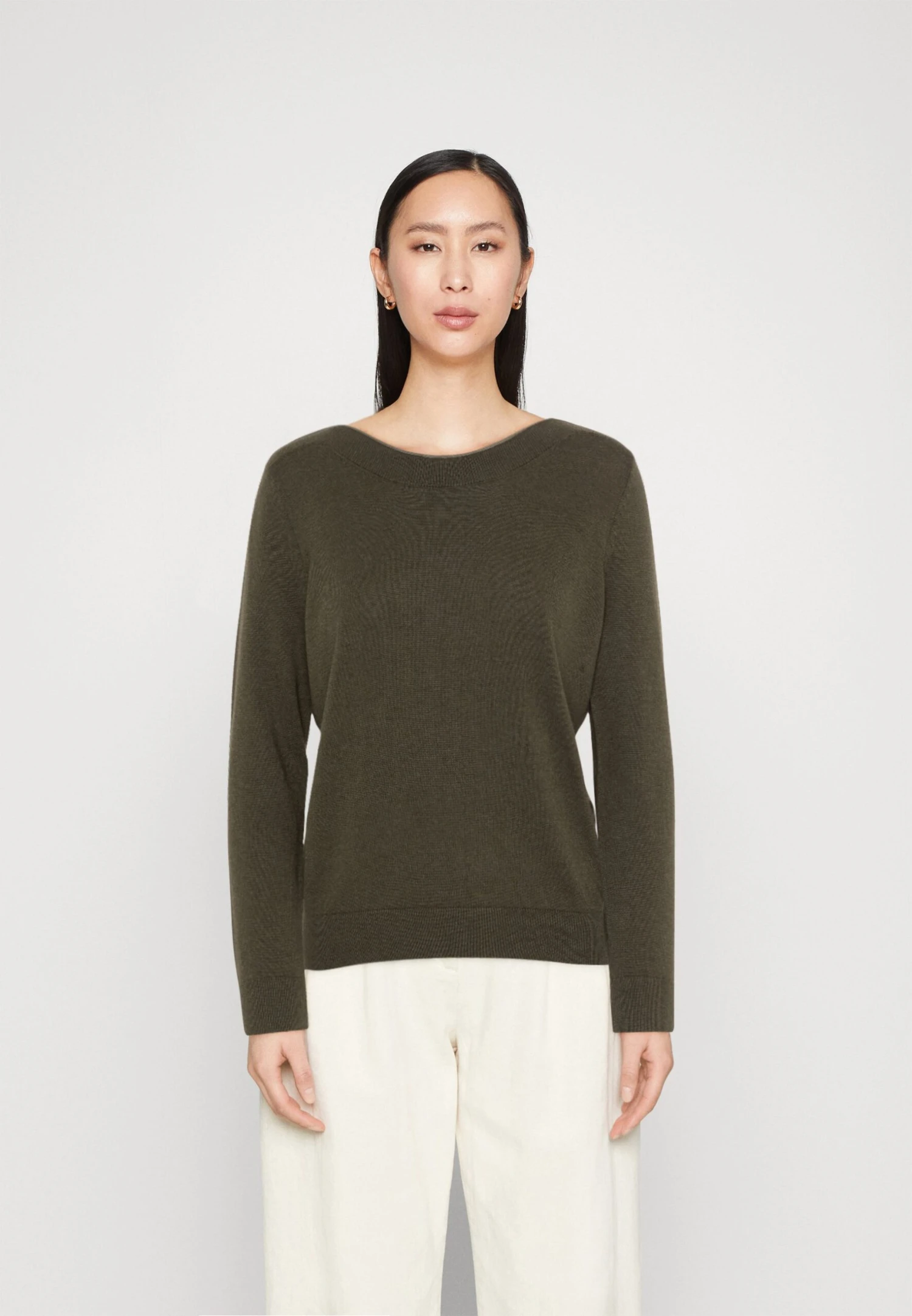 ESPRIT Pullover - Khaki Green 3 ESPRIT Pullover - Khaki Green