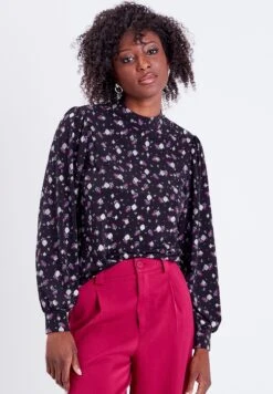 T-Shirt À Manches Longues - Noir