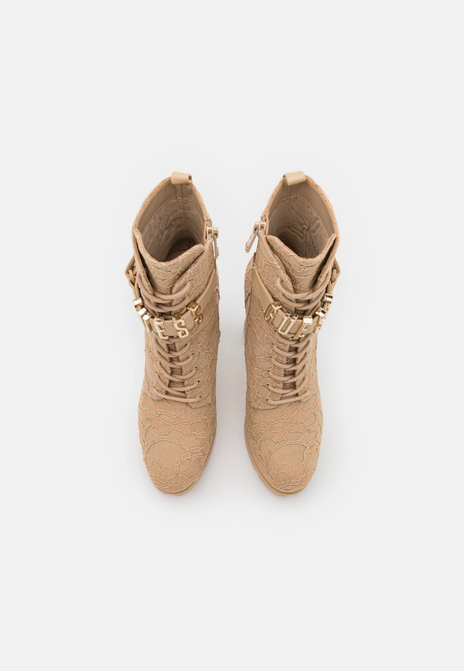Guess Biola - Bottines À Lacets - Beige 7 Guess Biola - Bottines À Lacets - Beige – Image 5