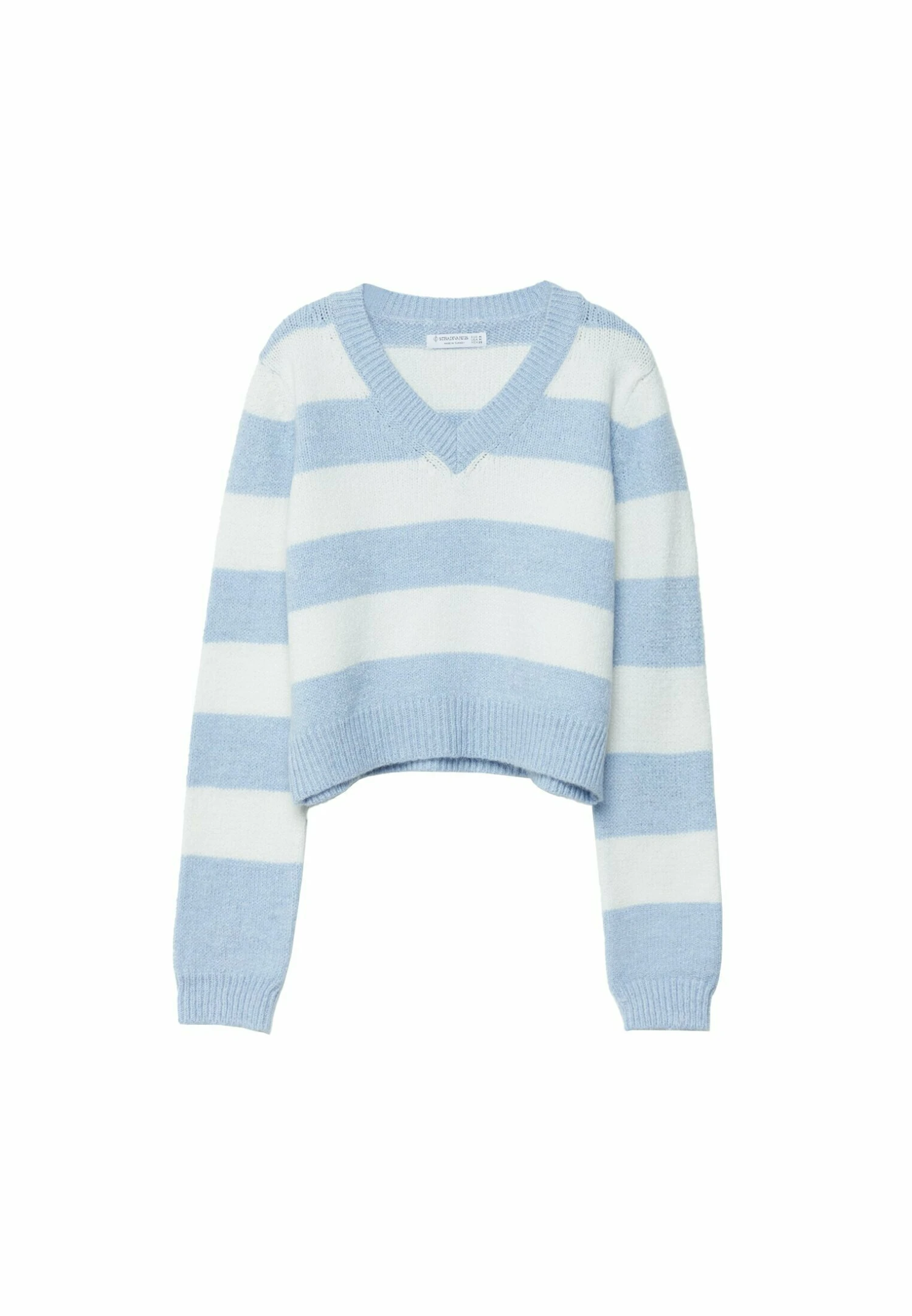 Stradivarius Mit Streifen - Pullover - Light Blue 7 Stradivarius Mit Streifen - Pullover - Light Blue – Image 5