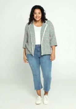 Tweed - Manteau Court - Turquoise -Next Soldes abe7750fd8064d17abaf384d98e026c9