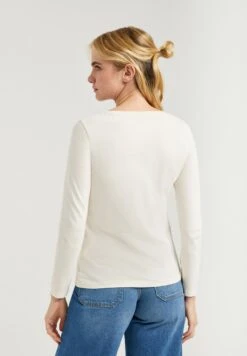 POLO CLUB Long Sleeve Rigby Go W Ml - T-Shirt À Manches Longues - Ecru -Next Soldes acb2a72f9c0f447b9685fc3133c36263