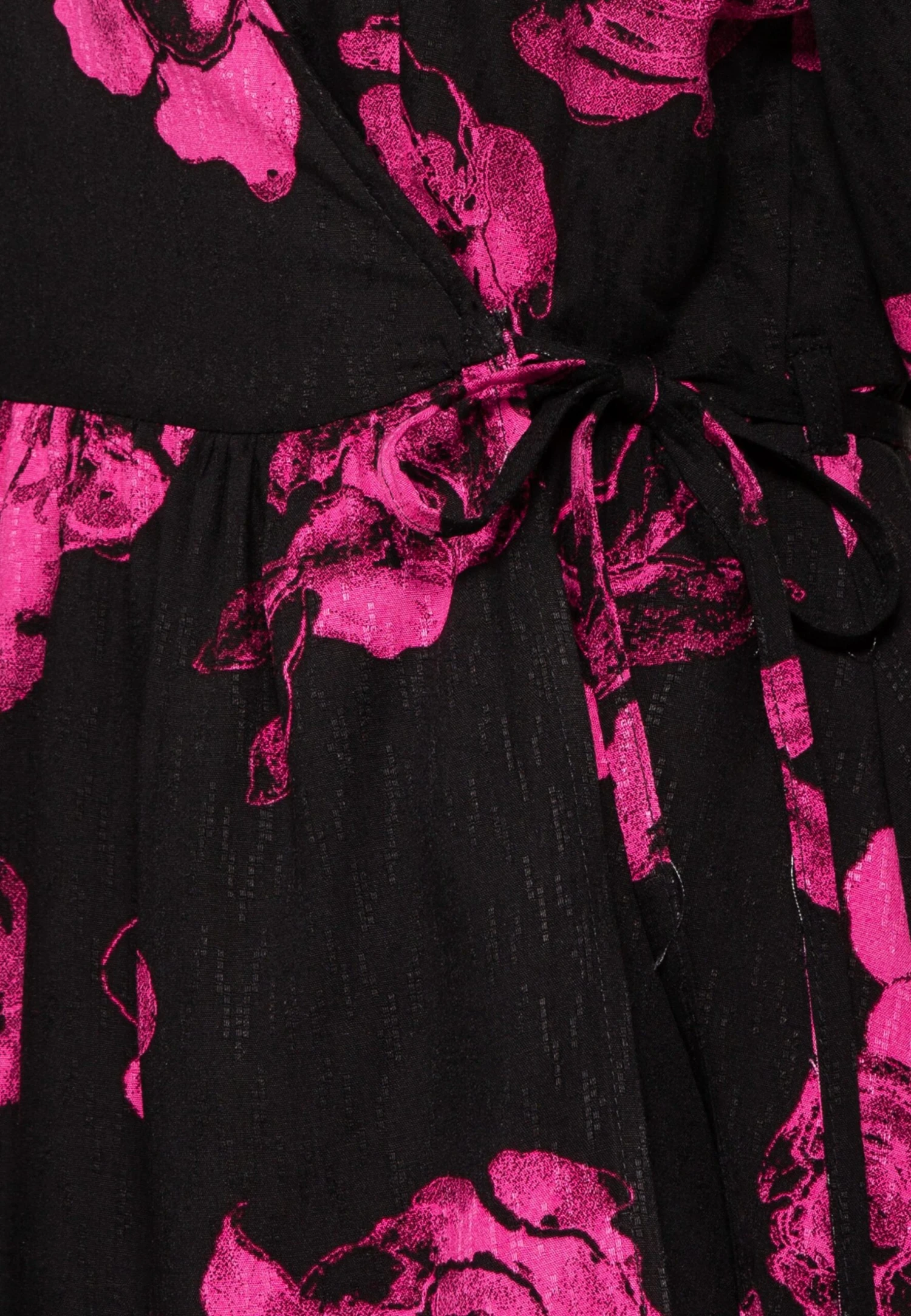 Selected Femme Slfvaletta Short Wrap Dress - Robe De Jour - Black 5 Selected Femme Slfvaletta Short Wrap Dress - Robe De Jour - Black – Image 3