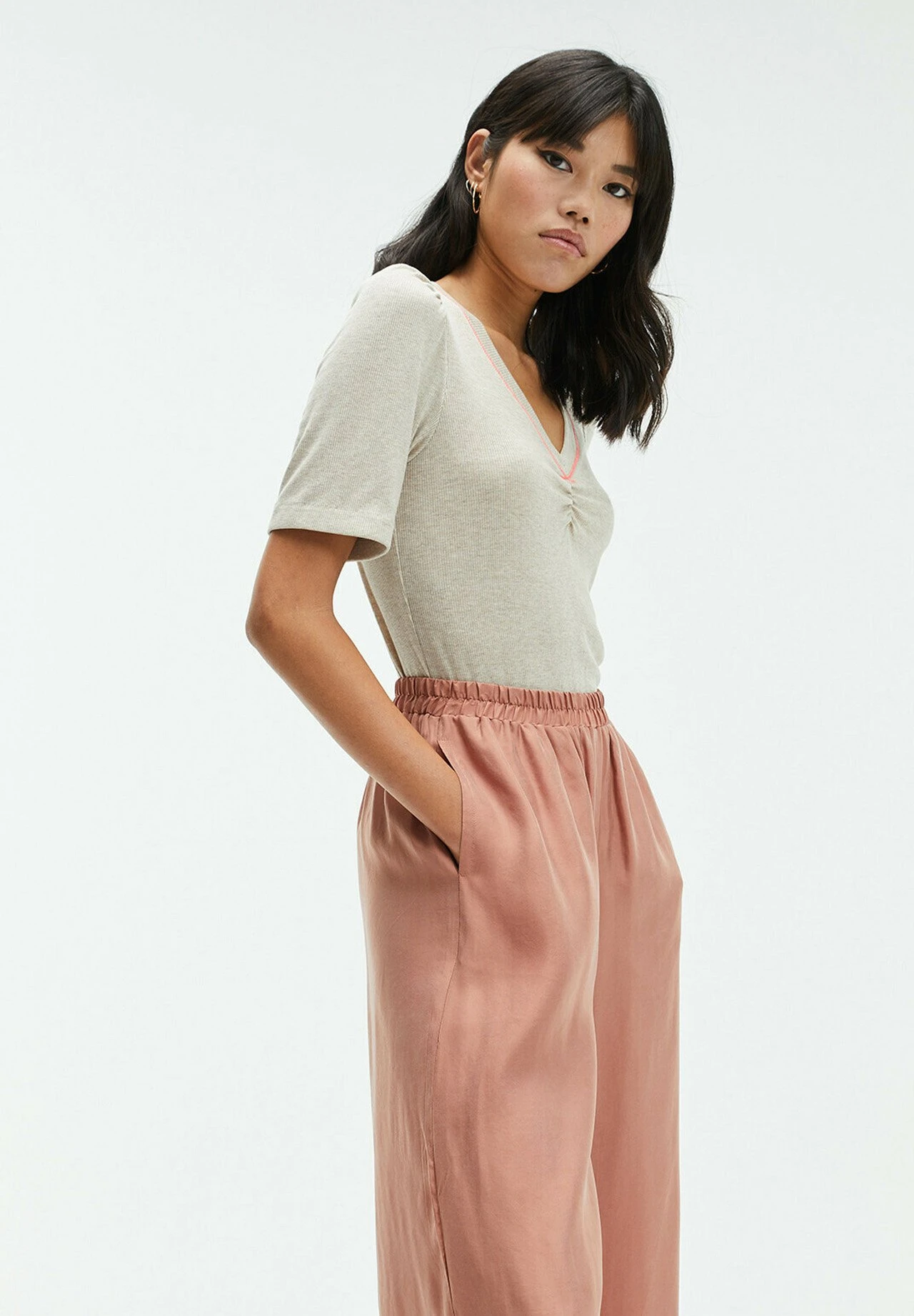 Midi - Pantalon Classique - Coral 6 Midi - Pantalon Classique - Coral – Image 4