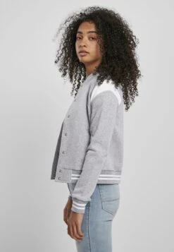 URBAN CLASSICS Sweat Zippé - Grey White -Next Soldes ad8bc0a88f26491f82b9ee522724d9f5