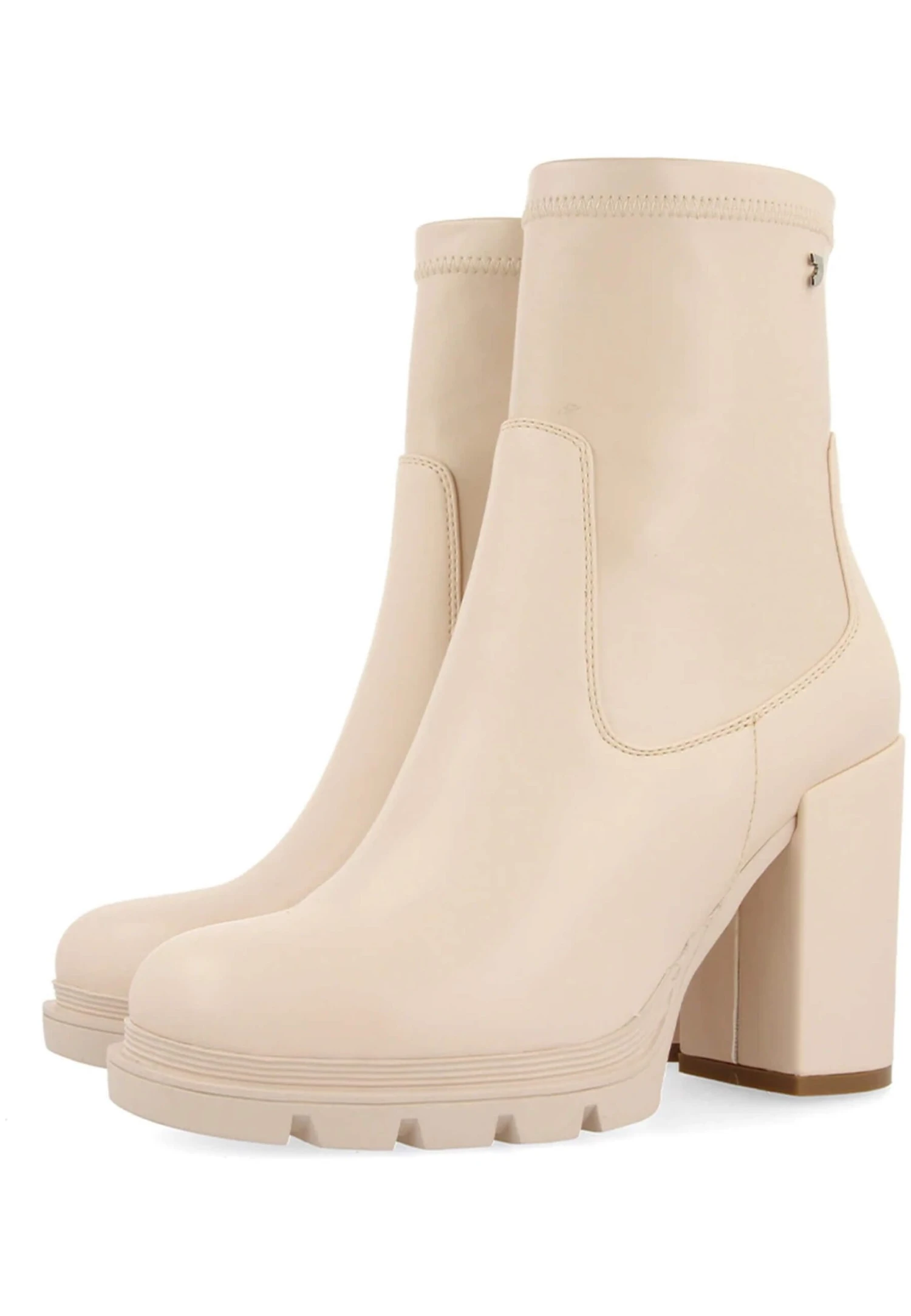 Gioseppo Bottines À Plateau - Beige 4 Gioseppo Bottines À Plateau - Beige – Image 2