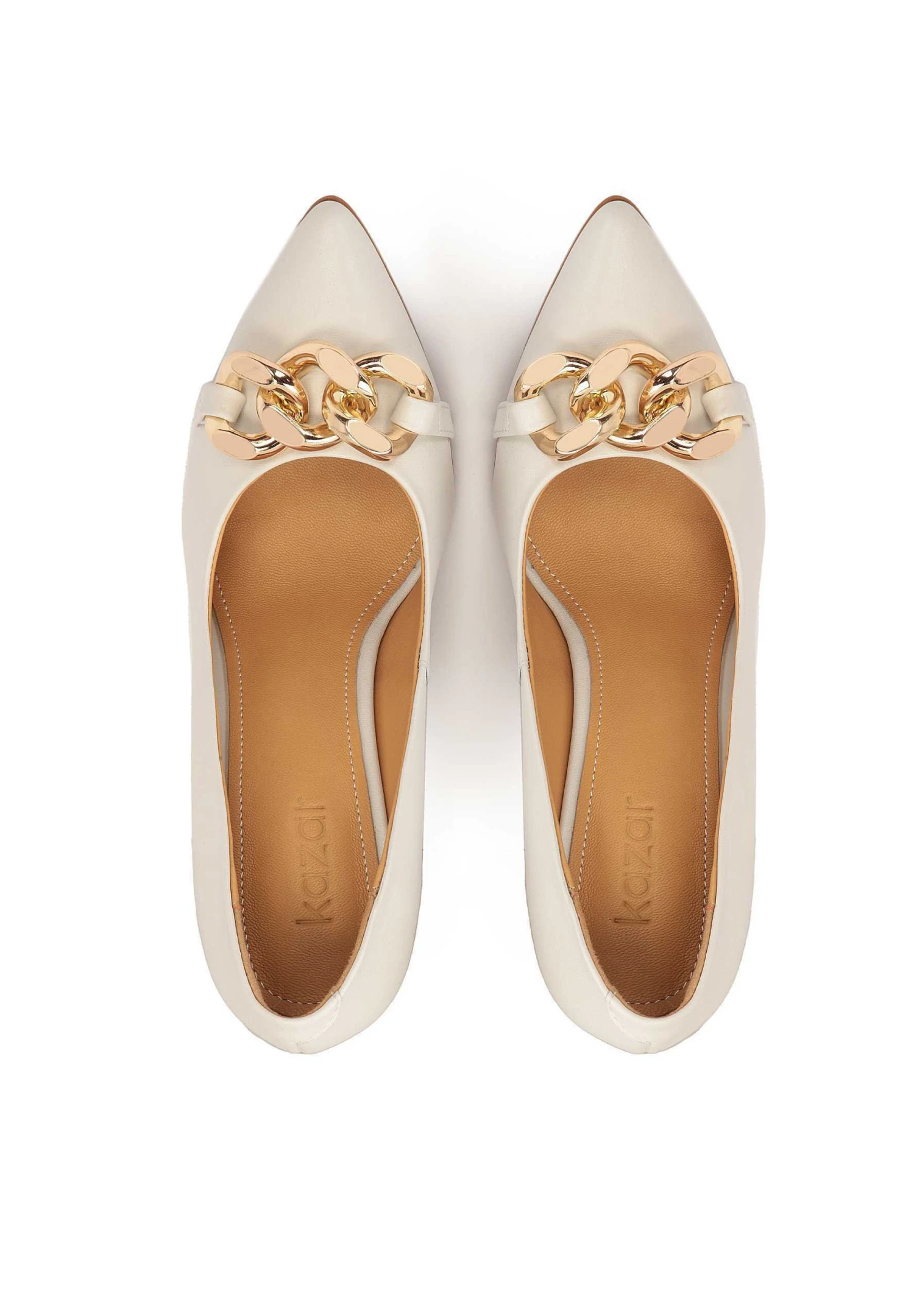 Kazar Elm Luxury With Gold Links - Escarpins À Talons Hauts - Beige 4 Kazar Elm Luxury With Gold Links - Escarpins À Talons Hauts - Beige – Image 2