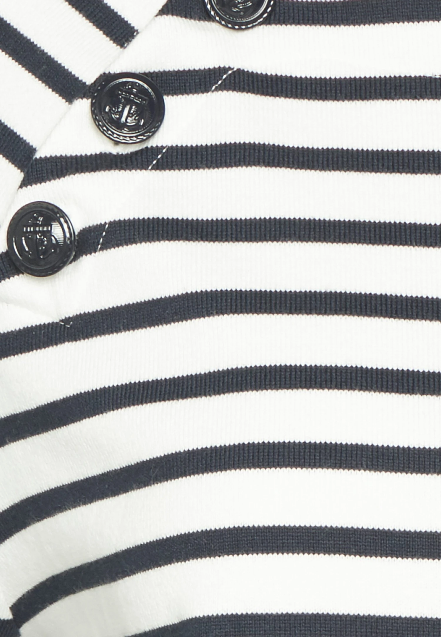 PETIT BATEAU Mariniere - Sweatshirt - Marshmallow/Smoking 7 PETIT BATEAU Mariniere - Sweatshirt - Marshmallow/Smoking – Image 5