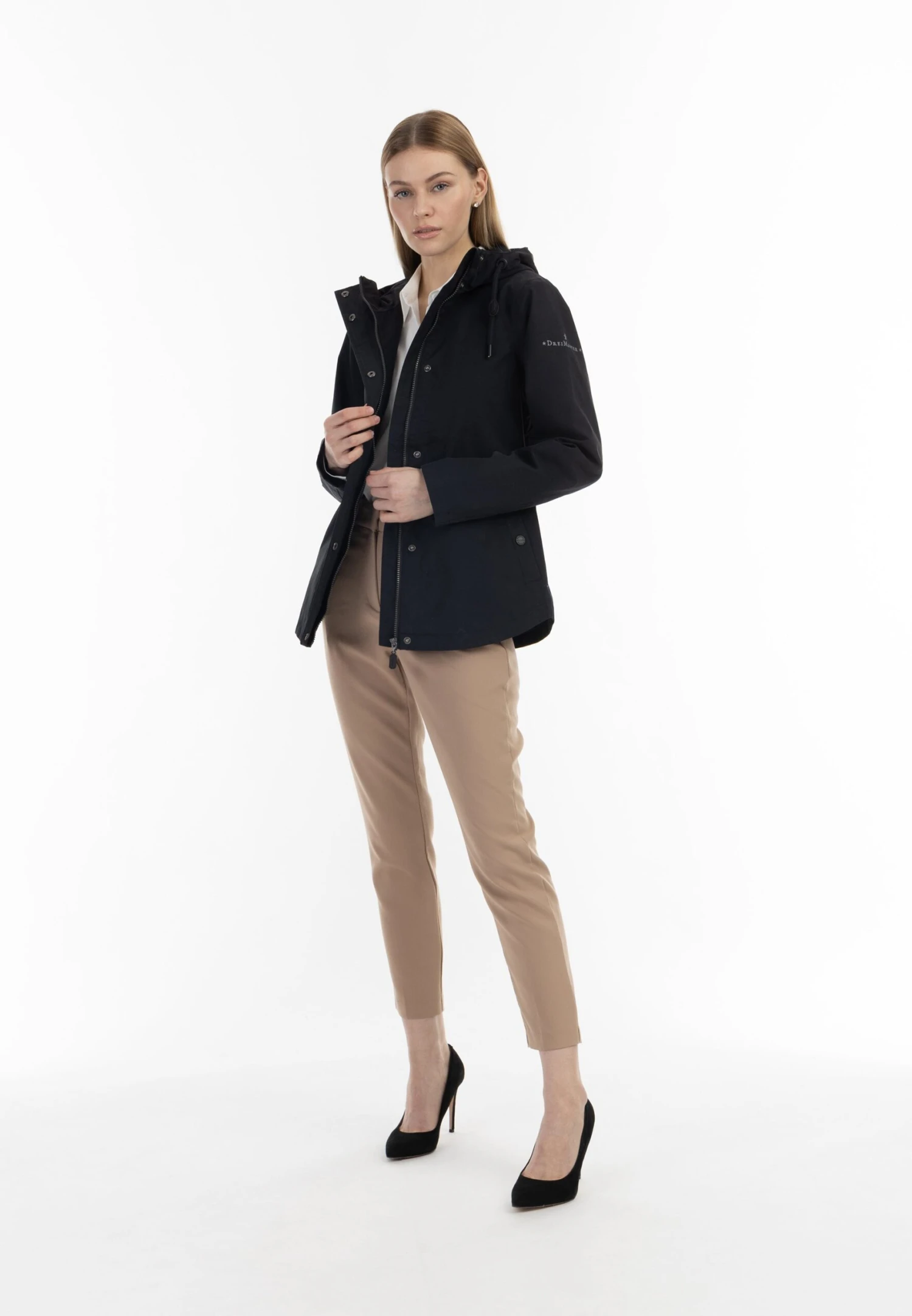 Dreimaster Veste Imperméable - Schwarz 4 Dreimaster Veste Imperméable - Schwarz – Image 2