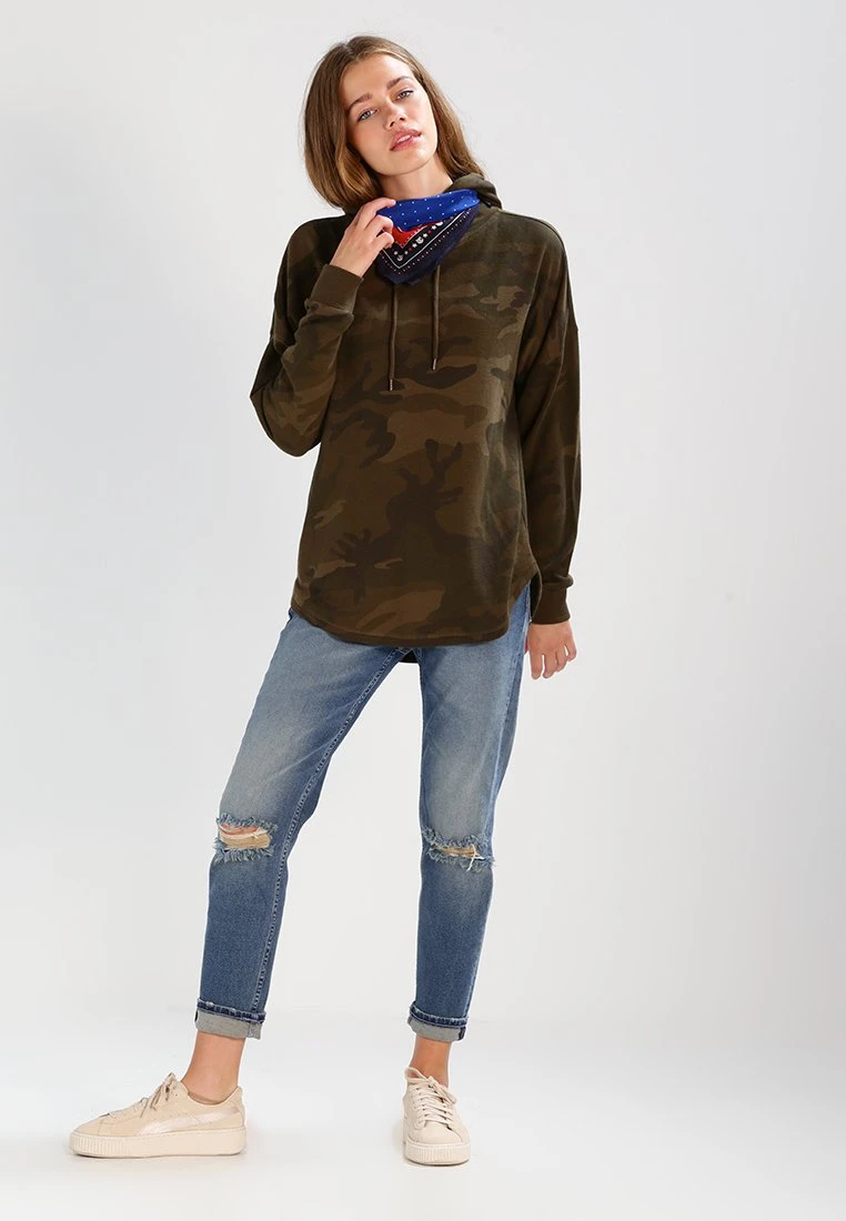 URBAN CLASSICS Ladies Oversized Camo Hoody - Sweat À Capuche - Olive 4 URBAN CLASSICS Ladies Oversized Camo Hoody - Sweat À Capuche - Olive – Image 2