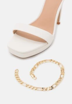 Aldo Scarlettchain - Sandales À Plateforme - White -Next Soldes af4cd09988b344c29b3fd9a1b8f9e6c3