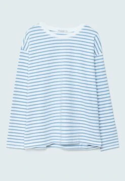 Stradivarius Gestreiftes - T-Shirt À Manches Longues - Light Blue 16 Stradivarius Gestreiftes - T-Shirt À Manches Longues - Light Blue -Next Soldes b0110293732d4ed893c93f2540162e15