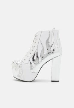 Jeffrey Campbell Lita Flame - Boots À Talons - White/Silver 9 Jeffrey Campbell Lita Flame - Boots À Talons - White/Silver -Next Soldes b05801286f4541c1a5cd7e01f3af0fac