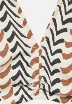 PULL & BEAR Printed Crop - Débardeur - Sand -Next Soldes b094a95d1e3a4d1ba3ef13bee330a04d