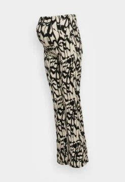 ONLY MATERNITY Olmgrid Lua Flared Pant - Pantalon Classique - Black/Grid