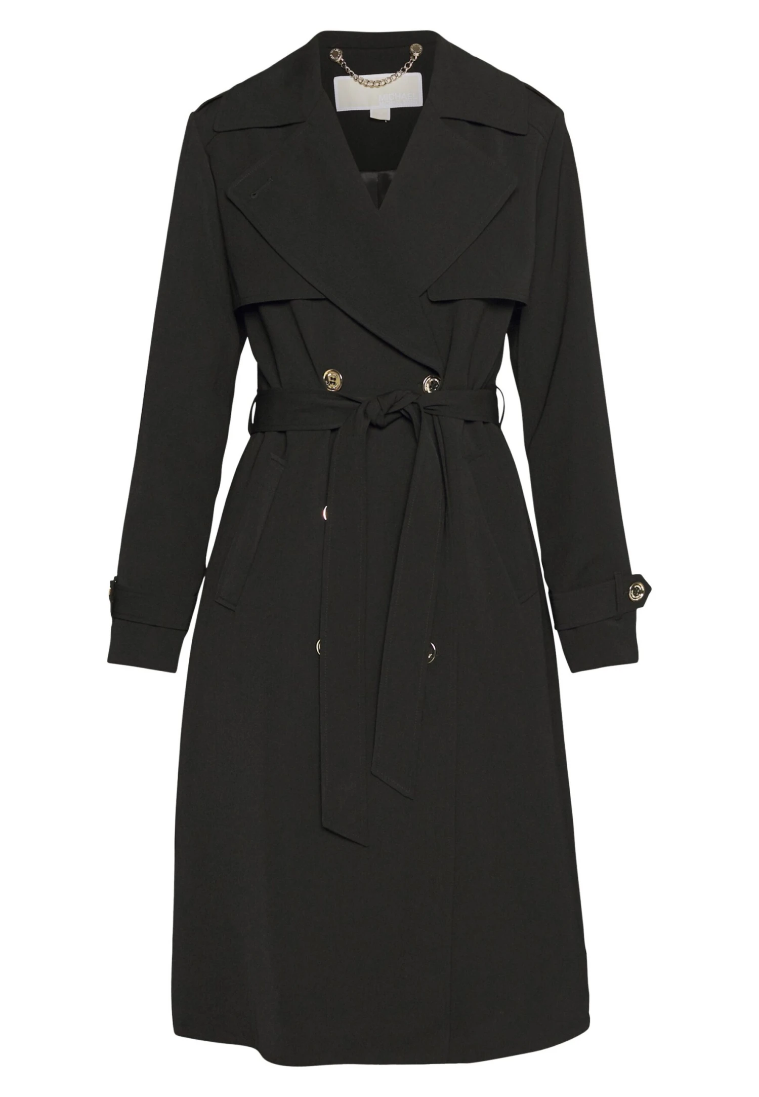MICHAEL Michael Kors Drapy - Trench - Black 10 MICHAEL Michael Kors Drapy - Trench - Black – Image 8