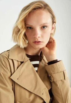 DeFacto Regular Fit - Trench - Beige -Next Soldes b1501ed33d724c4bbb24ce216cf502d7