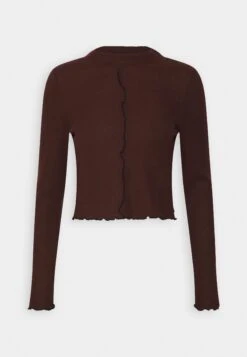 TOM TAILOR Denim Cozy Seam Details - T-Shirt À Manches Longues - Bitter Chocolate -Next Soldes b22950f8732b45d1a93ac4d24e251bc1