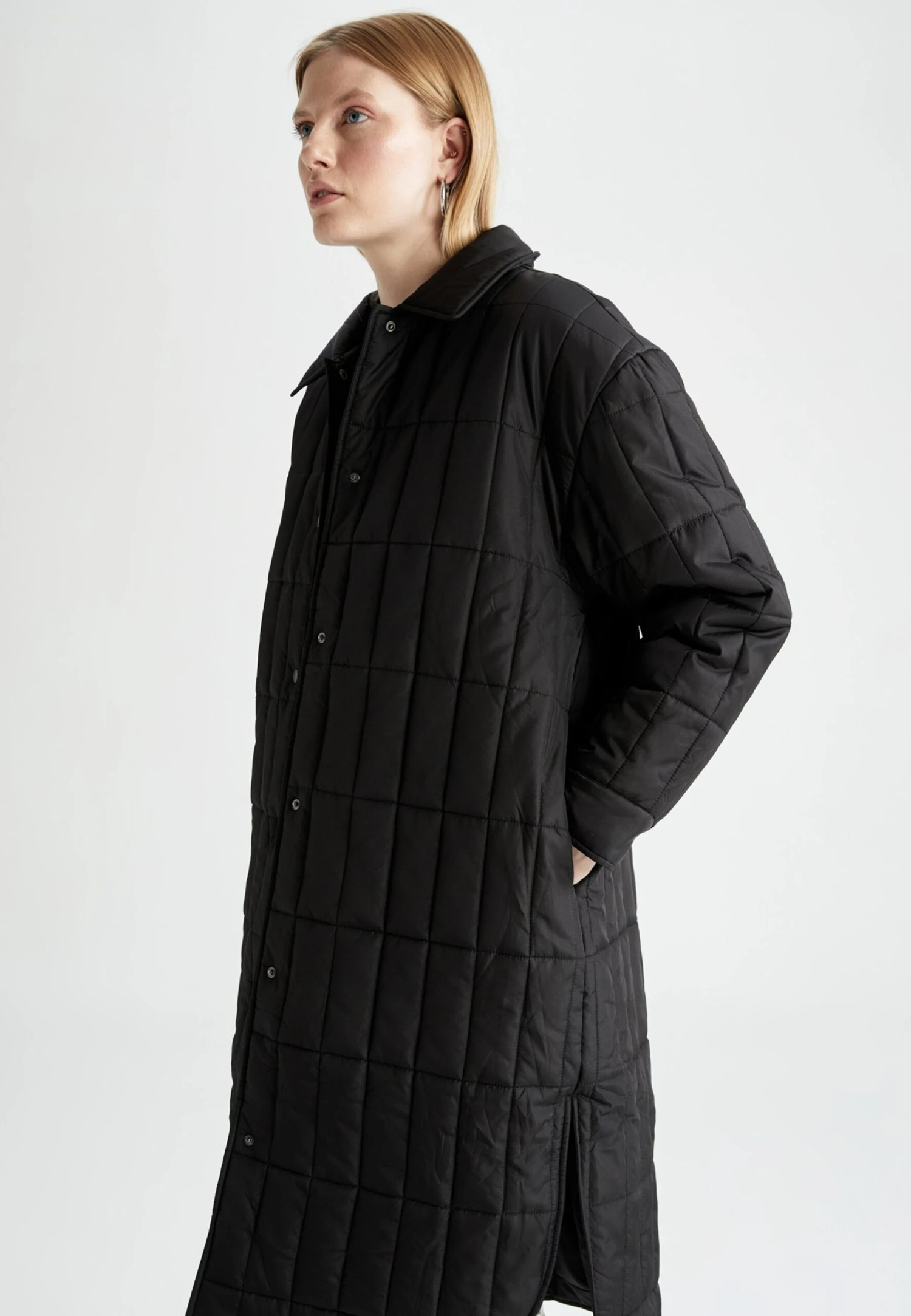 DeFacto Relax Fit - Manteau D'Hiver - Black 8 DeFacto Relax Fit - Manteau D'Hiver - Black – Image 6