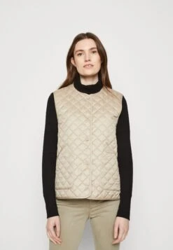 Gant Quilted Vest - Veste Sans Manches - Concrete Beige
