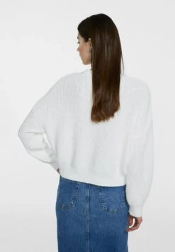 Stradivarius Faded-Effect - Gilet - Off White -Next Soldes b45c823f7c924ced9c6347491a680832