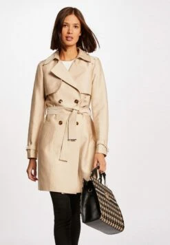 MORGAN Straight Belted - Trench - Beige