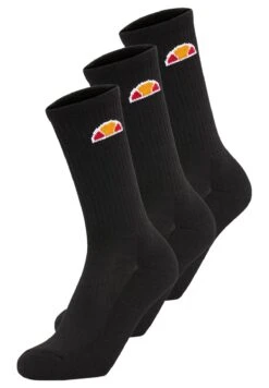 Ellesse Unisex 3 Paar - Chaussettes - Schwarz