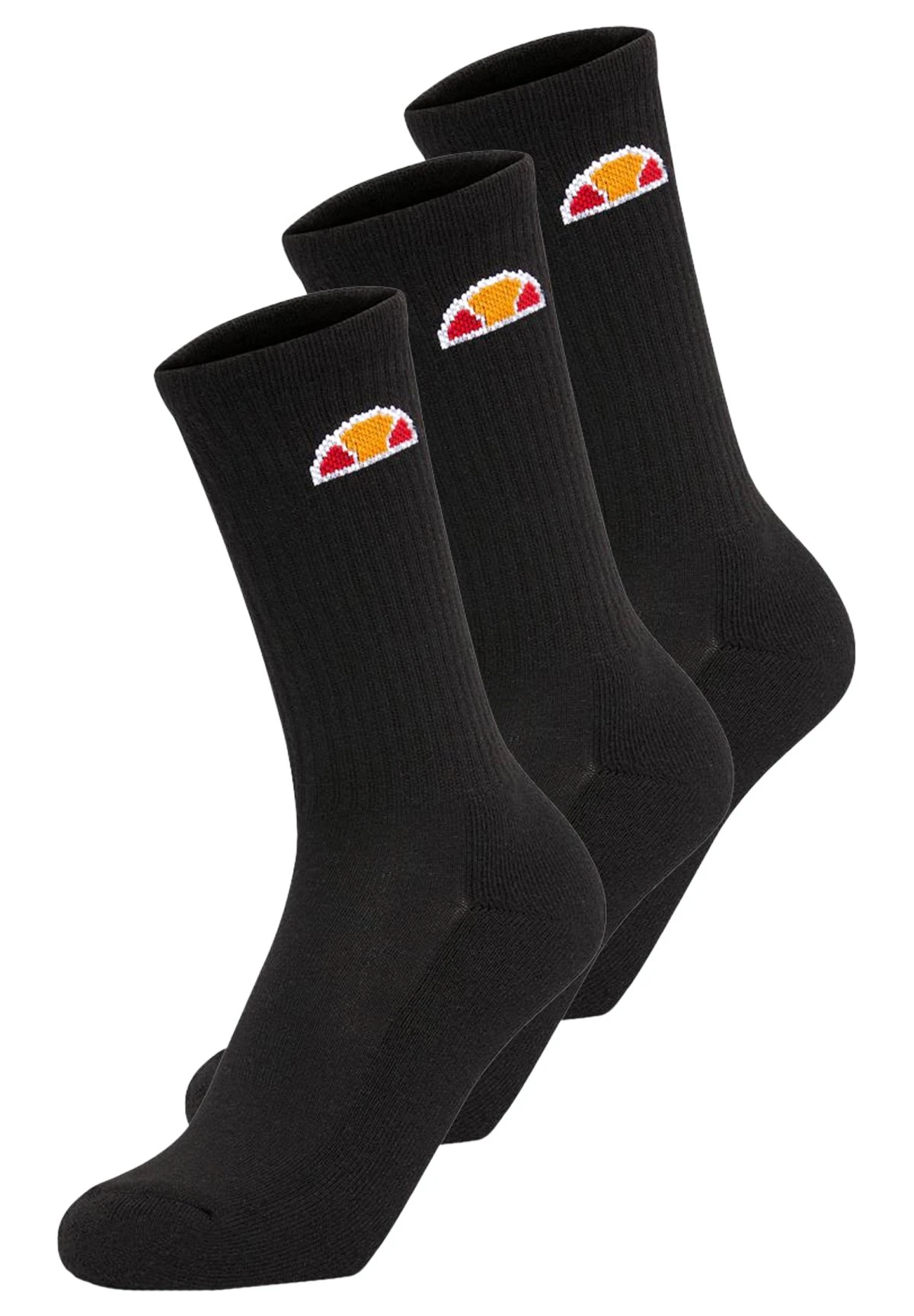 Ellesse Unisex 3 Paar - Chaussettes - Schwarz 3 Ellesse Unisex 3 Paar - Chaussettes - Schwarz
