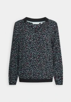 Tom Tailor Blouse V Neck With Tape Detail - T-Shirt À Manches Longues - Black -Next Soldes b5a0201707f34958b5725c16cecefda5