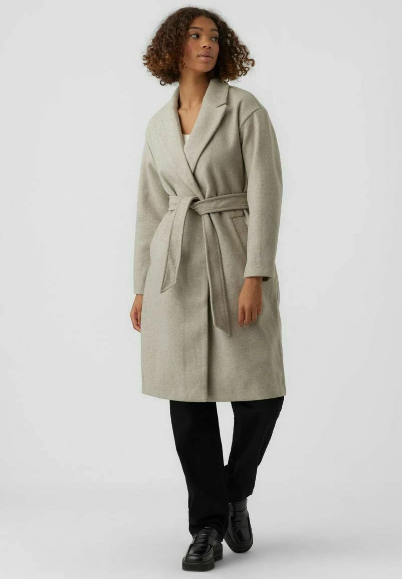 Vero Moda Vmfortune Long Ga Noos - Manteau Classique - Silver Mink 4 Vero Moda Vmfortune Long Ga Noos - Manteau Classique - Silver Mink â Image 2