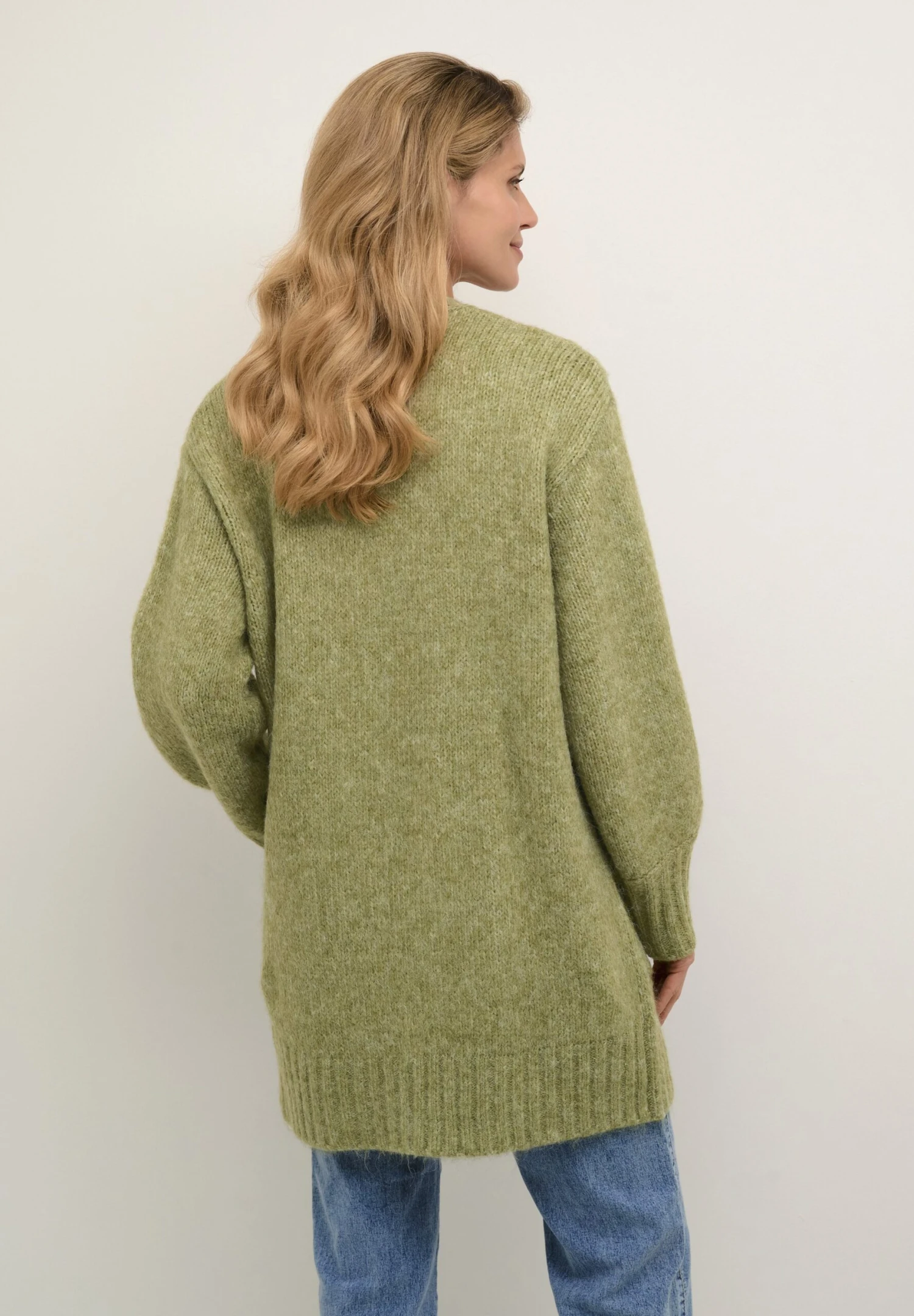 Kaffe Kaalioma - Gilet - Mosstone Melange 5 Kaffe Kaalioma - Gilet - Mosstone Melange – Image 3