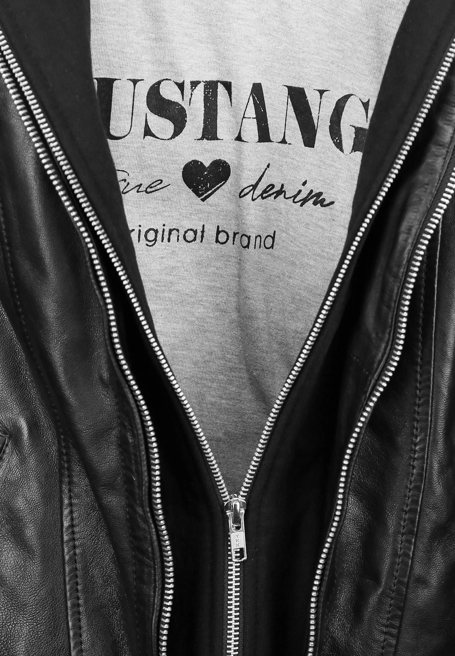 Mustang Veste En Cuir - Schwarz 6 Mustang Veste En Cuir - Schwarz â Image 4