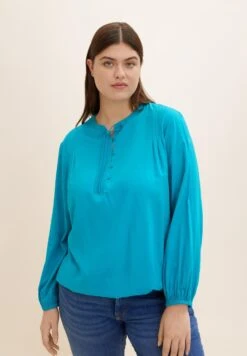 Tom Tailor T-Shirt À Manches Longues - Teal Blue