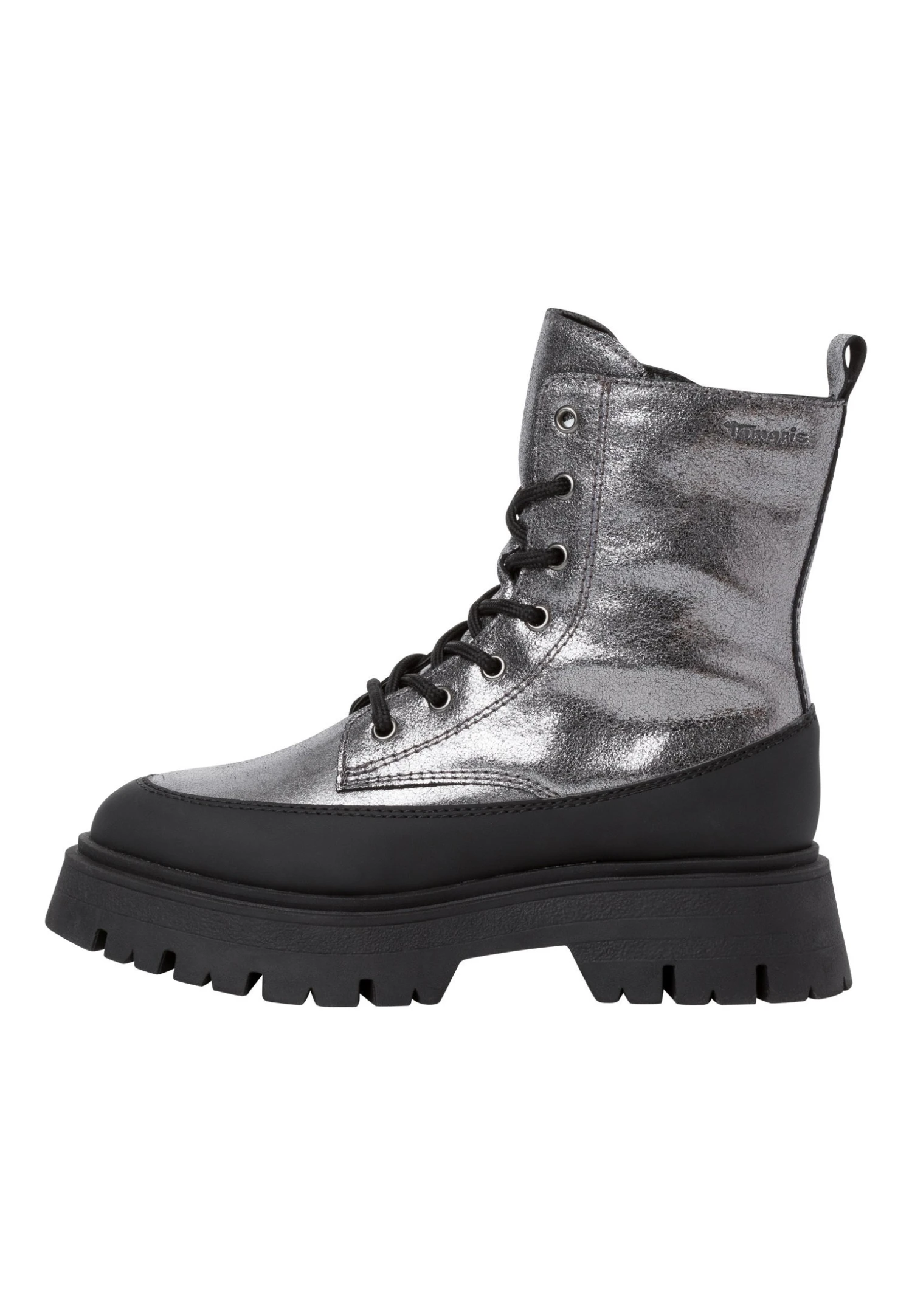 Tamaris Stiefelette - Bottines À Plateau - Silver Met Blk 4 Tamaris Stiefelette - Bottines À Plateau - Silver Met Blk – Image 2