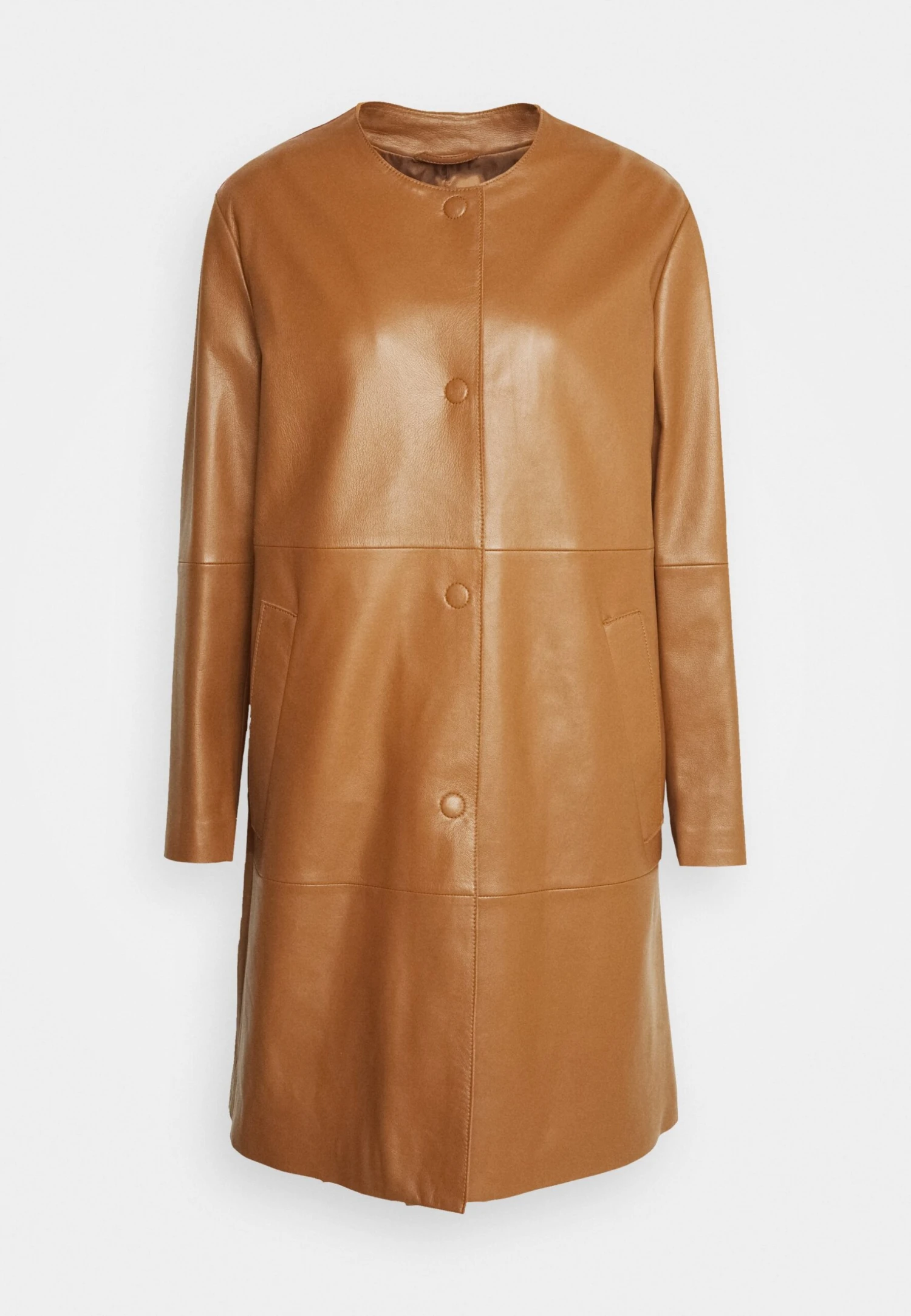 Maia - Manteau Court - Cuoio 7 Maia - Manteau Court - Cuoio – Image 5