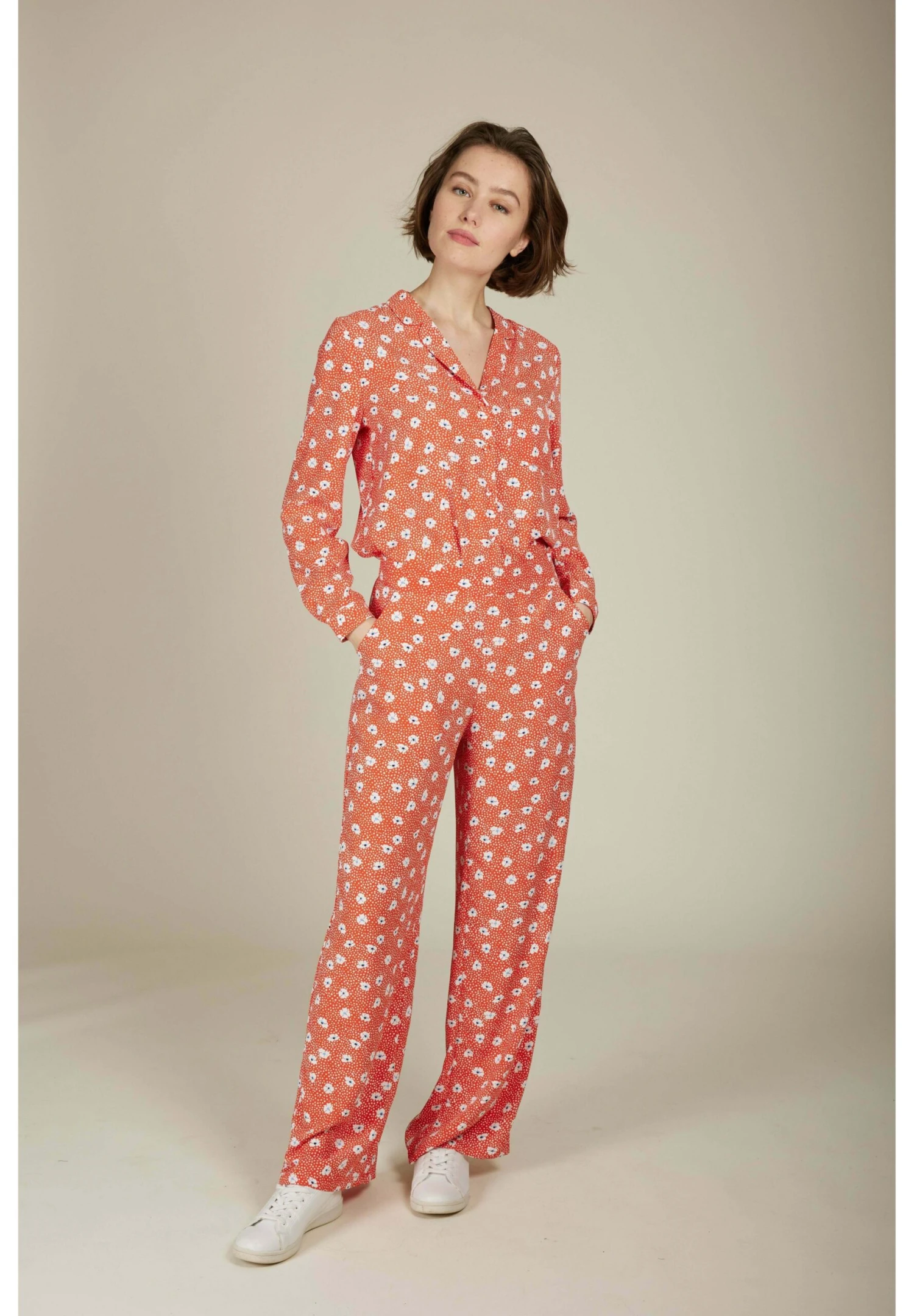 Betina22 - Pantalon Classique - Darkred 3 Betina22 - Pantalon Classique - Darkred