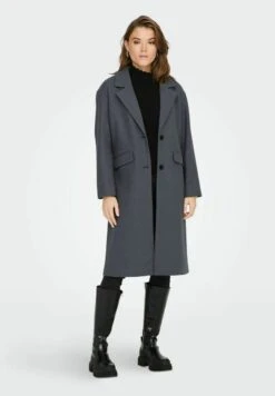 ONLY Manteau Classique - Medium Grey Melange -Next Soldes b802bfbcc9dc404688288491e6584101