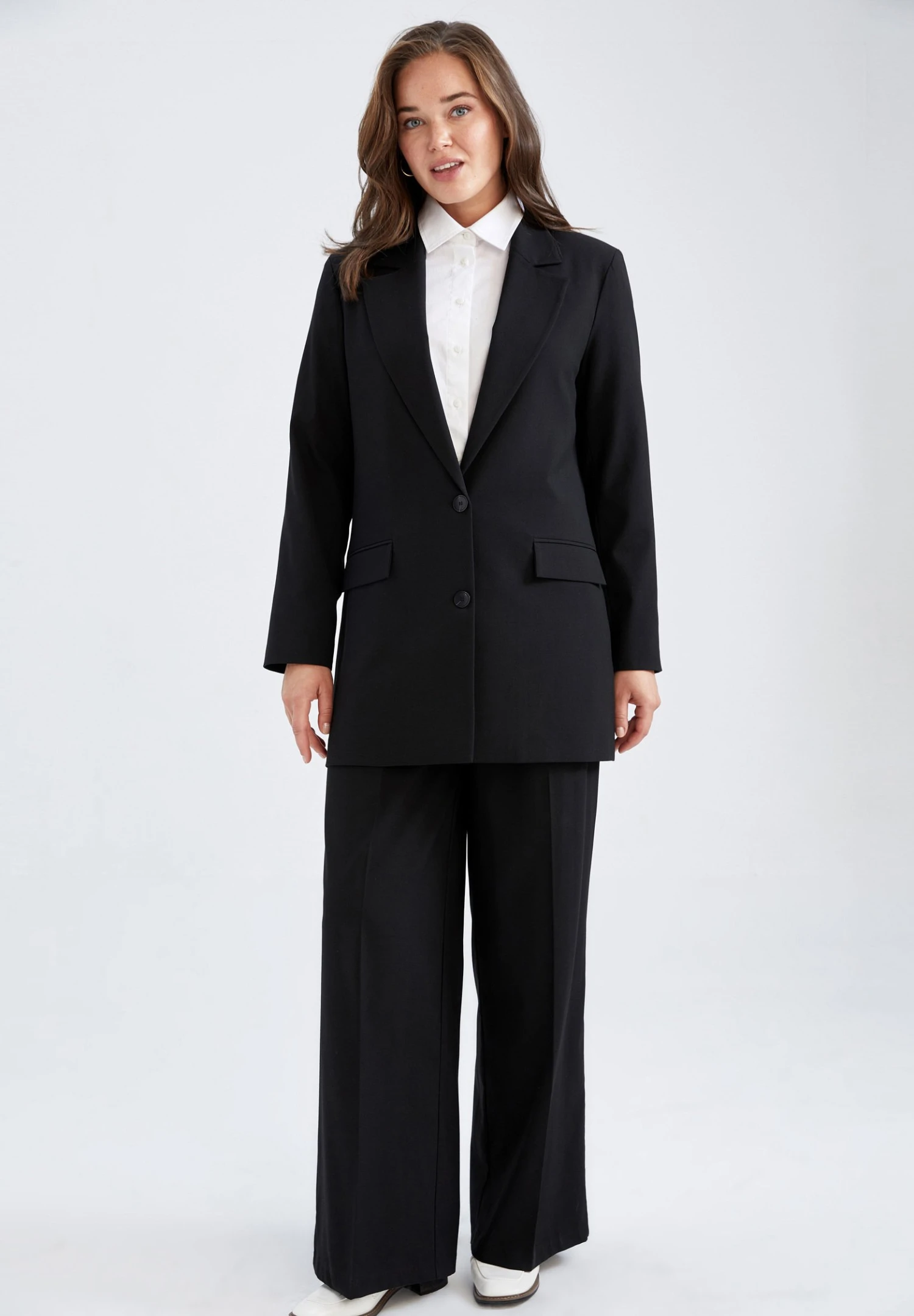 DeFacto Regular Fit - Manteau Court - Black 4 DeFacto Regular Fit - Manteau Court - Black – Image 2