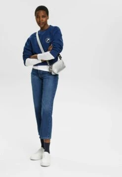 ESPRIT Cropped - Sweatshirt - Ink 18 ESPRIT Cropped - Sweatshirt - Ink -Next Soldes b81b5326a24d45418a4209165576cf0a