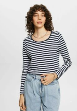 ESPRIT T-Shirt À Manches Longues - Navy