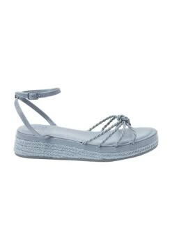 Next Forever Comfort Knot Detail Standard - Sandales Compensées - Blue -Next Soldes ba0ee31ec21d472fb8484e32e27d230c