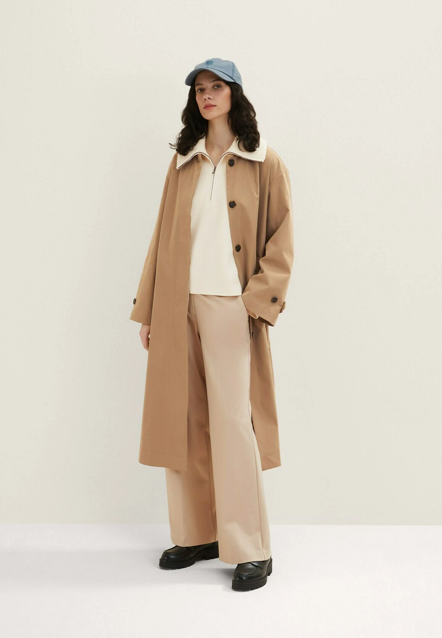 Tom Tailor Moderner - Trench - Splashed Clay Beige 4 Tom Tailor Moderner - Trench - Splashed Clay Beige – Image 2