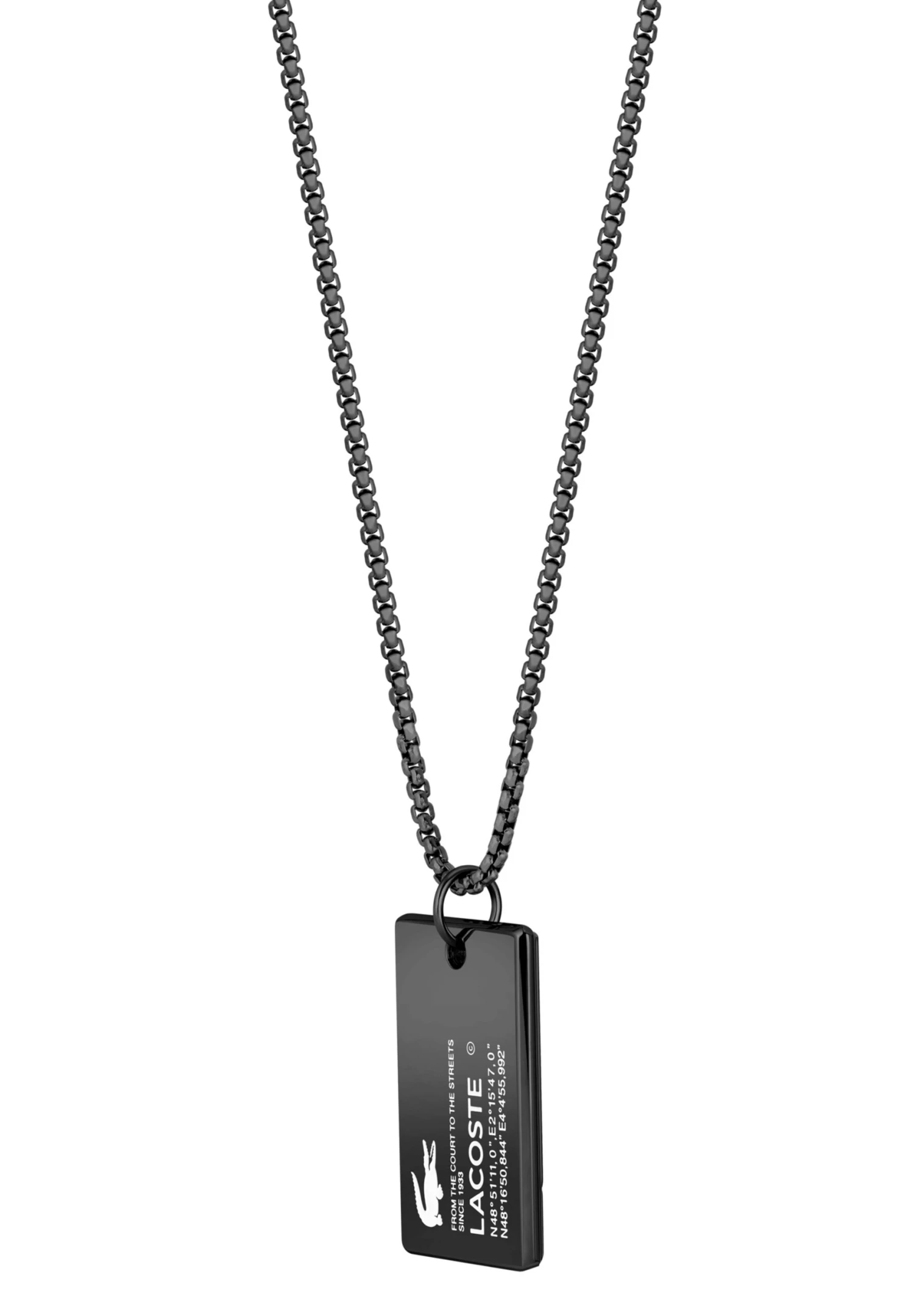 Lacoste Stencil - Collier - Schwarz 5 Lacoste Stencil - Collier - Schwarz – Image 3