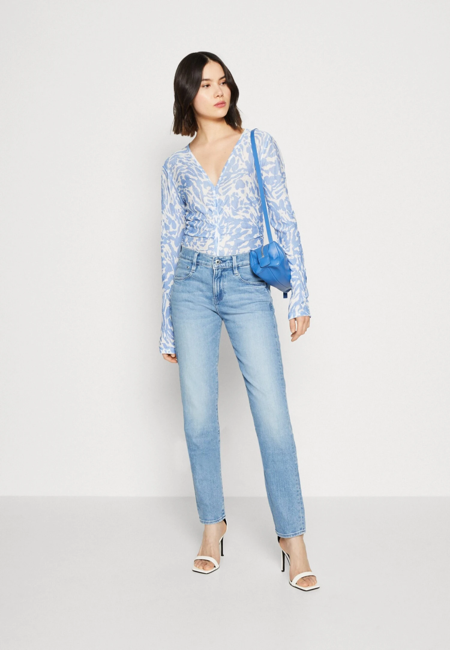 Gina Tricot Lexie - T-Shirt À Manches Longues - Blue 4 Gina Tricot Lexie - T-Shirt À Manches Longues - Blue – Image 2