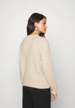 Selected Femme Slfmola O Neck - Pullover - Birch -Next Soldes bb360f021acb45f0a3b9e5031293c16d