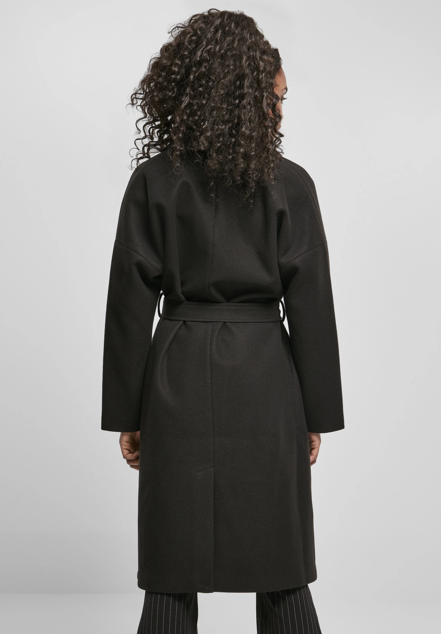 URBAN CLASSICS Damen Oversized - Trench - Black 5 URBAN CLASSICS Damen Oversized - Trench - Black – Image 3