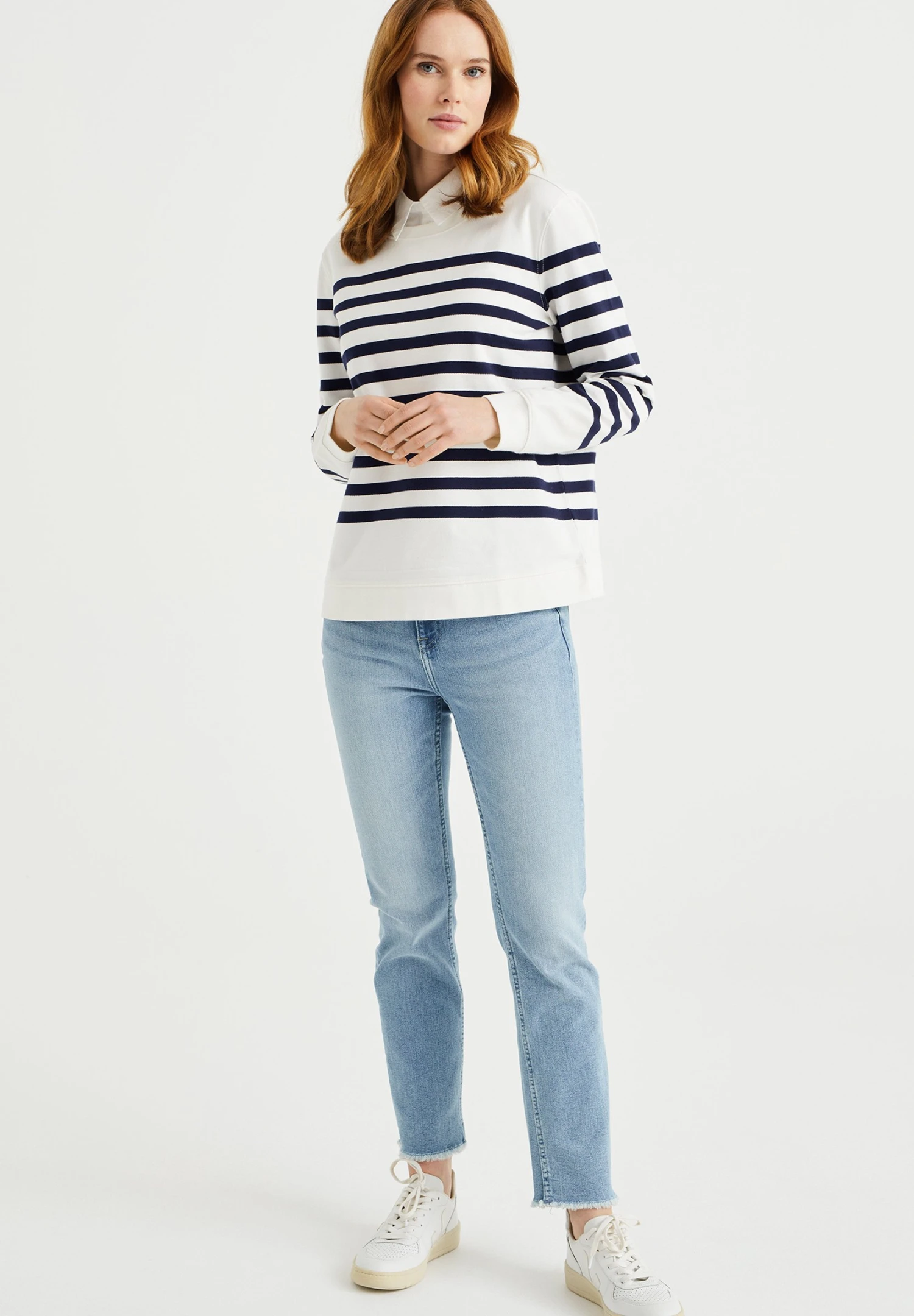 WE FASHION Sweatshirt - Weiß 4 WE FASHION Sweatshirt - Weiß – Image 2